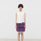 COSMOSS DRAPE FOLD SLEEVELESS (WHITE)