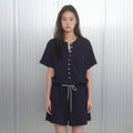PoeteSeoul PoeteSeoul Jumpsuit Navy