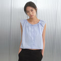 PoeteSeoul MIMI SLEEVELESS BLOUSE_lilac