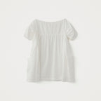 YE Lily Drape Twist Blouse - White