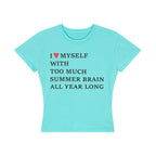 HIGHTIDE FRANKIE Summer Brain Tee Mint