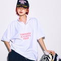 HIGHTIDE FRANKIE Oversized Pique Shirt White