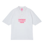 HIGHTIDE FRANKIE Oversized Pique Shirt White