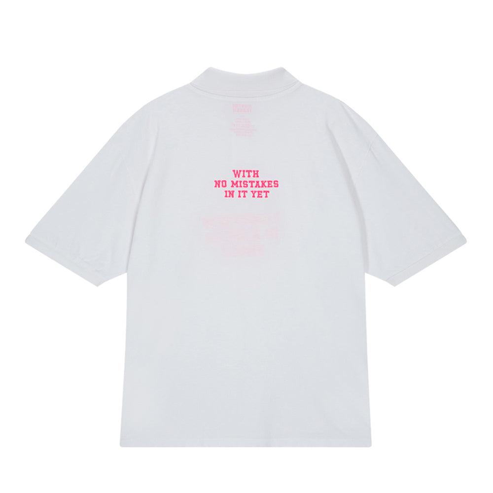 HIGHTIDE FRANKIE Oversized Pique Shirt White