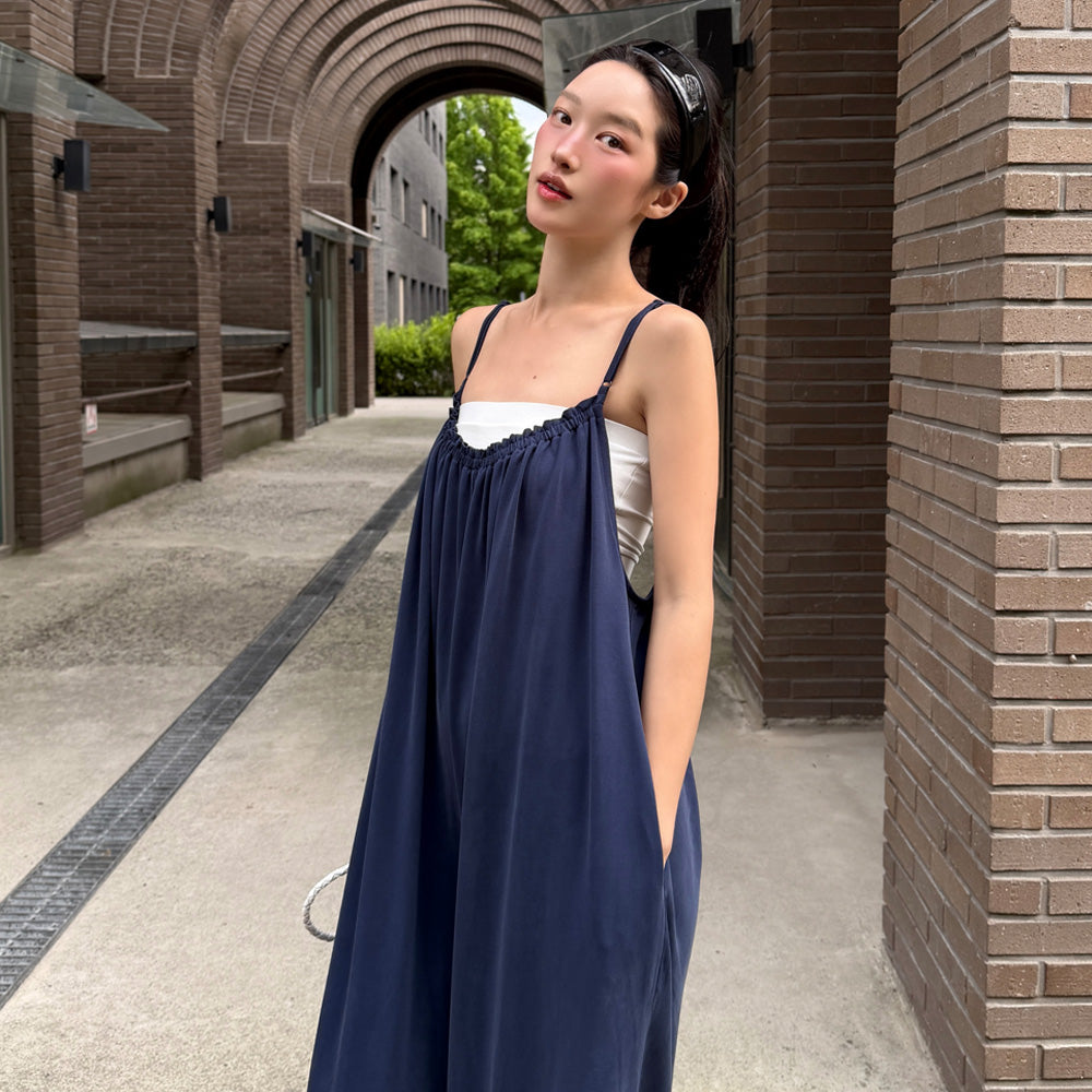 FRONT2LINE FRONT2LINE Vanda sand loose fit jumpsuit