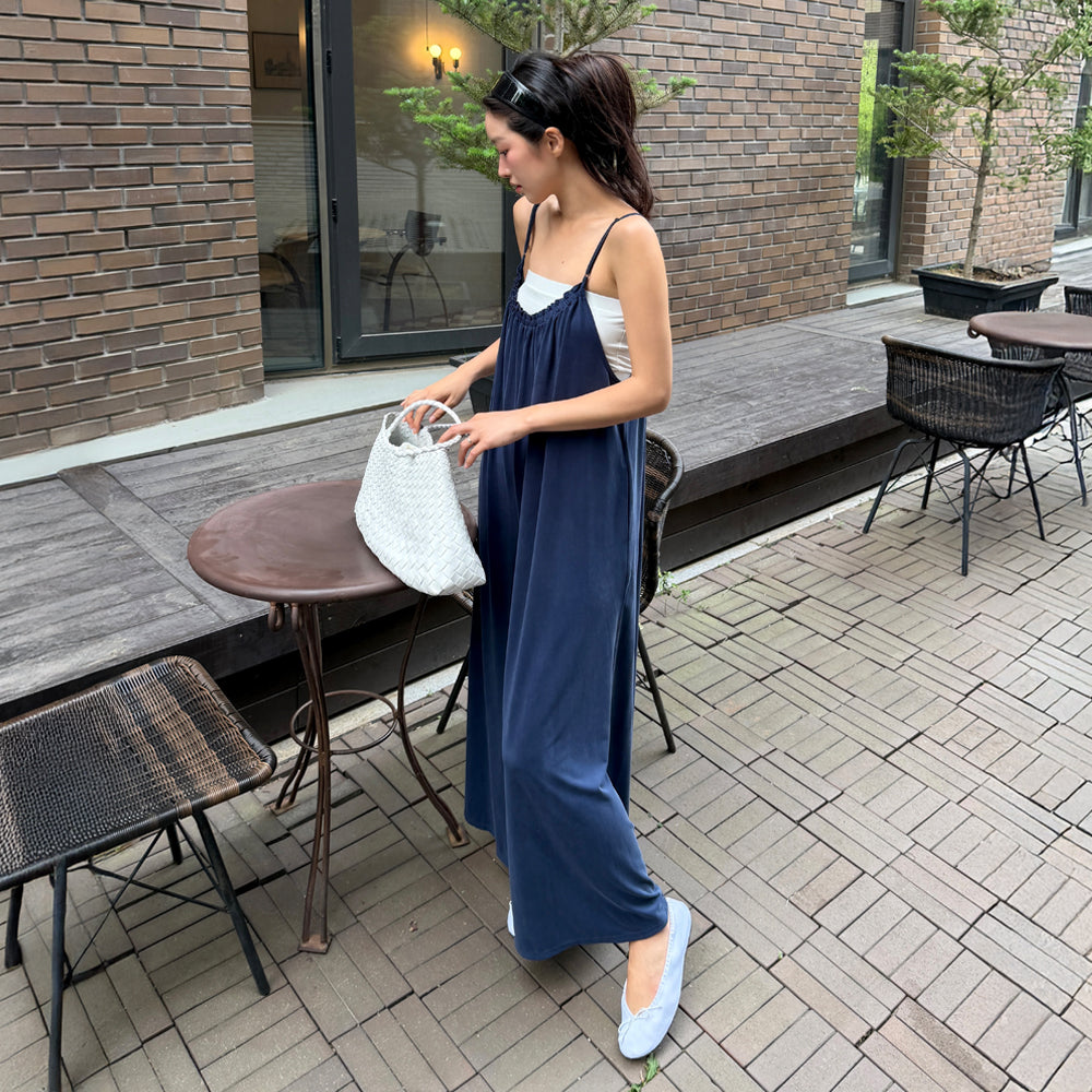 FRONT2LINE FRONT2LINE Vanda sand loose fit jumpsuit