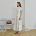 BRENDA BRENDEN SEOUL baker half tee - off white