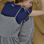 BRENDA BRENDEN SEOUL baker half tee - blue