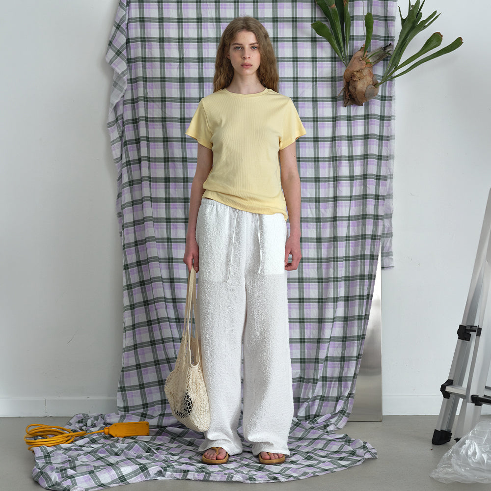 BRENDA BRENDEN SEOUL baker half tee - blue