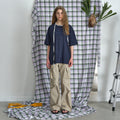BRENDA BRENDEN SEOUL baker loose tee - navy