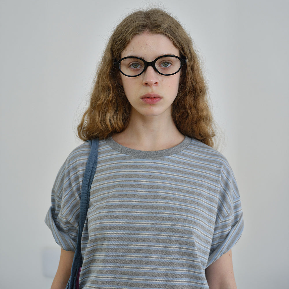 BRENDA BRENDEN SEOUL baker loose tee - navy