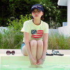 NAUTICA W Big Flag T-shirt (3 colors) NTS6066