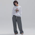 ANNEHEARTS Bandena Muse Long Sleeve_WHITE