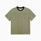 HELLO SUNRISE HS Stripe Pocket Tee_Olive