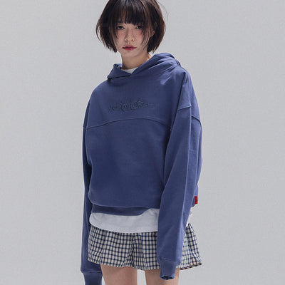 Rose Garden Hooded Sweatshirt_BLUE