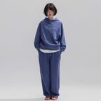 ANNEHEARTS Rose Garden Hooded Sweatshirt_BLUE