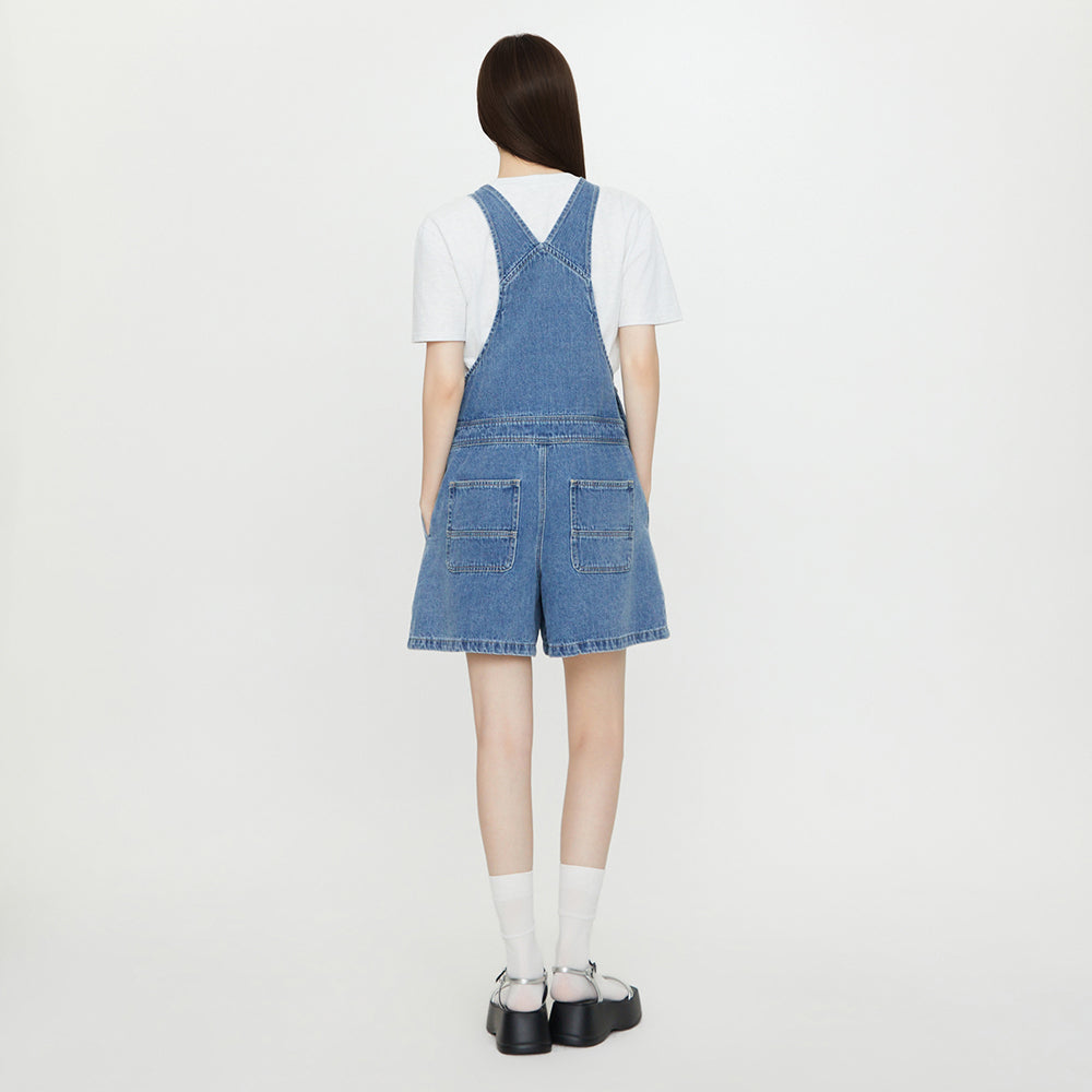 LAP LAP Denim Pocket Detail Mini Overall