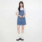 LAP LAP Denim Pocket Detail Mini Overall