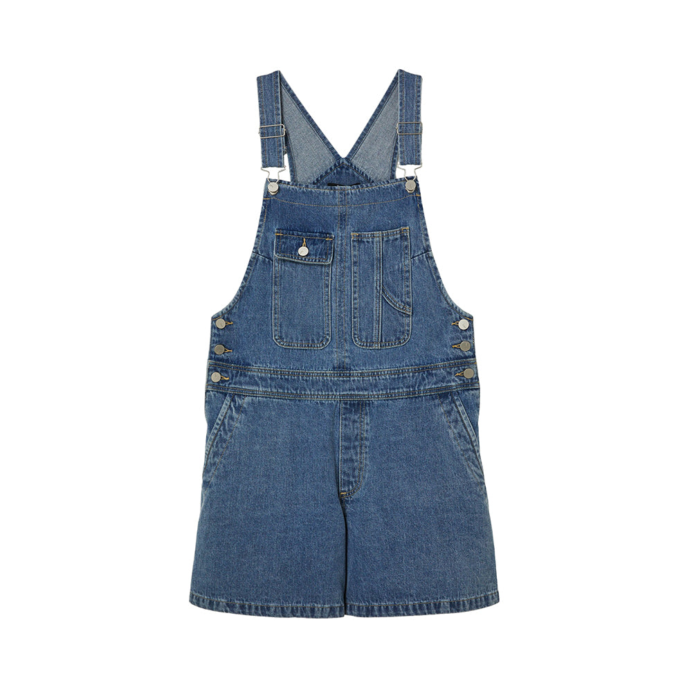 LAP LAP Denim Pocket Detail Mini Overall