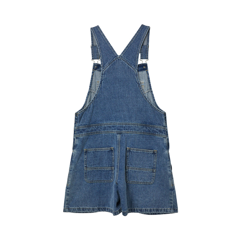 LAP LAP Denim Pocket Detail Mini Overall