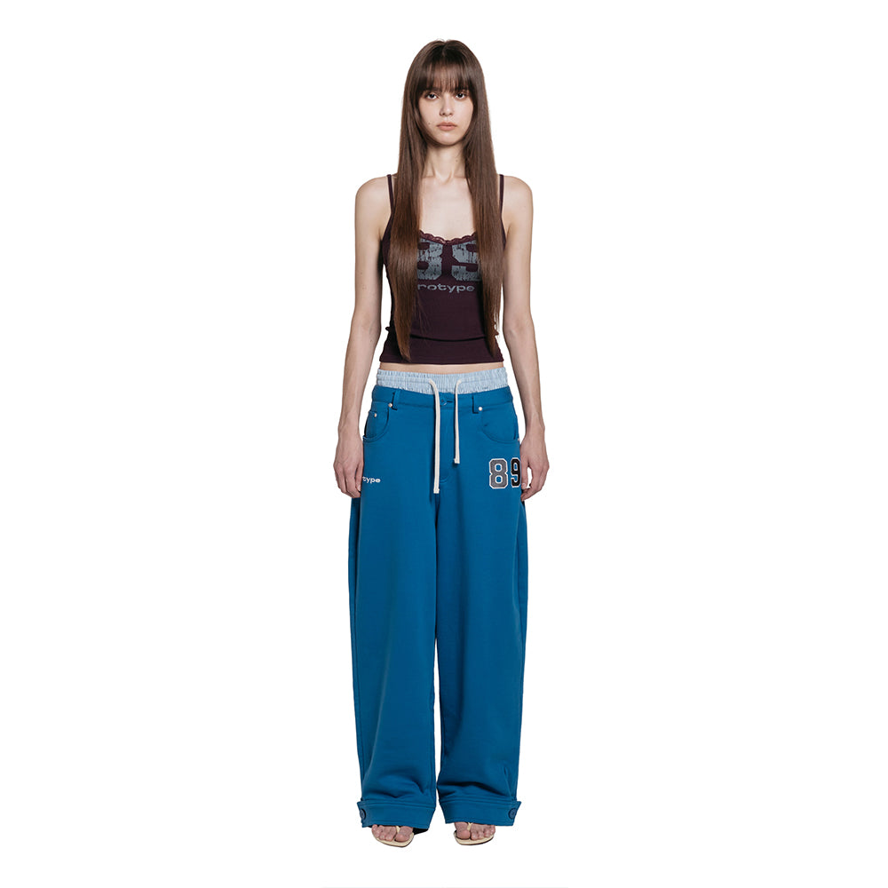 ROUGHTYPE Crack Logo Lace Sleeveless - Purple