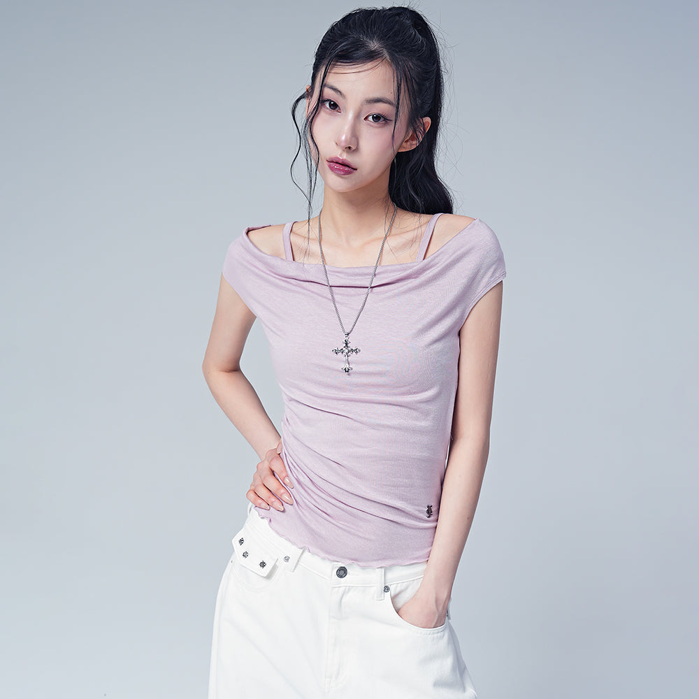 AVANDRESS Summer Lena Layered Tee_5COL