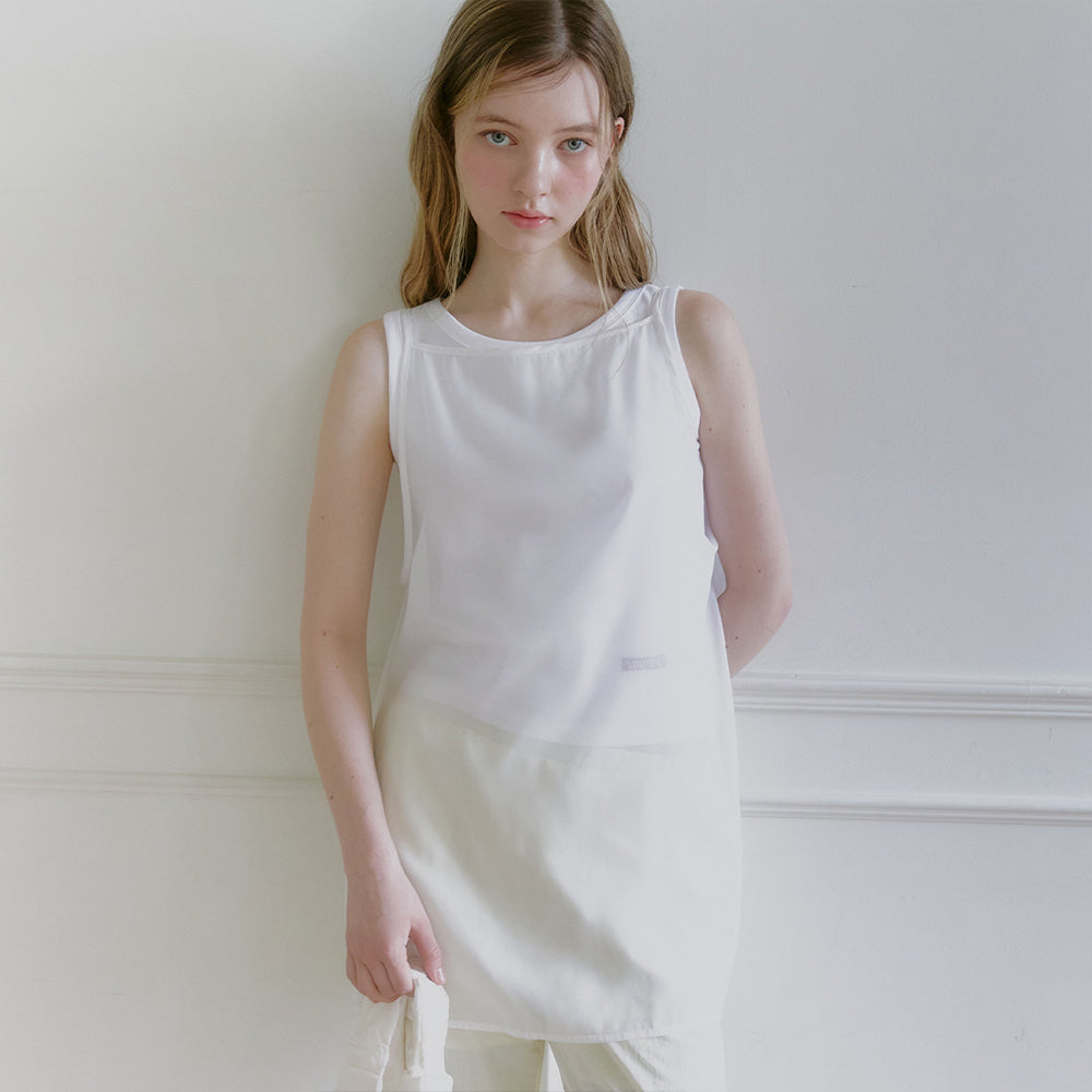 MICANE Lila sheer chiffon wrap bustier