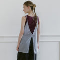 MICANE Lila sheer chiffon wrap bustier