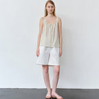 THE RYE String Detail Sleeveless Blouse(Beige)