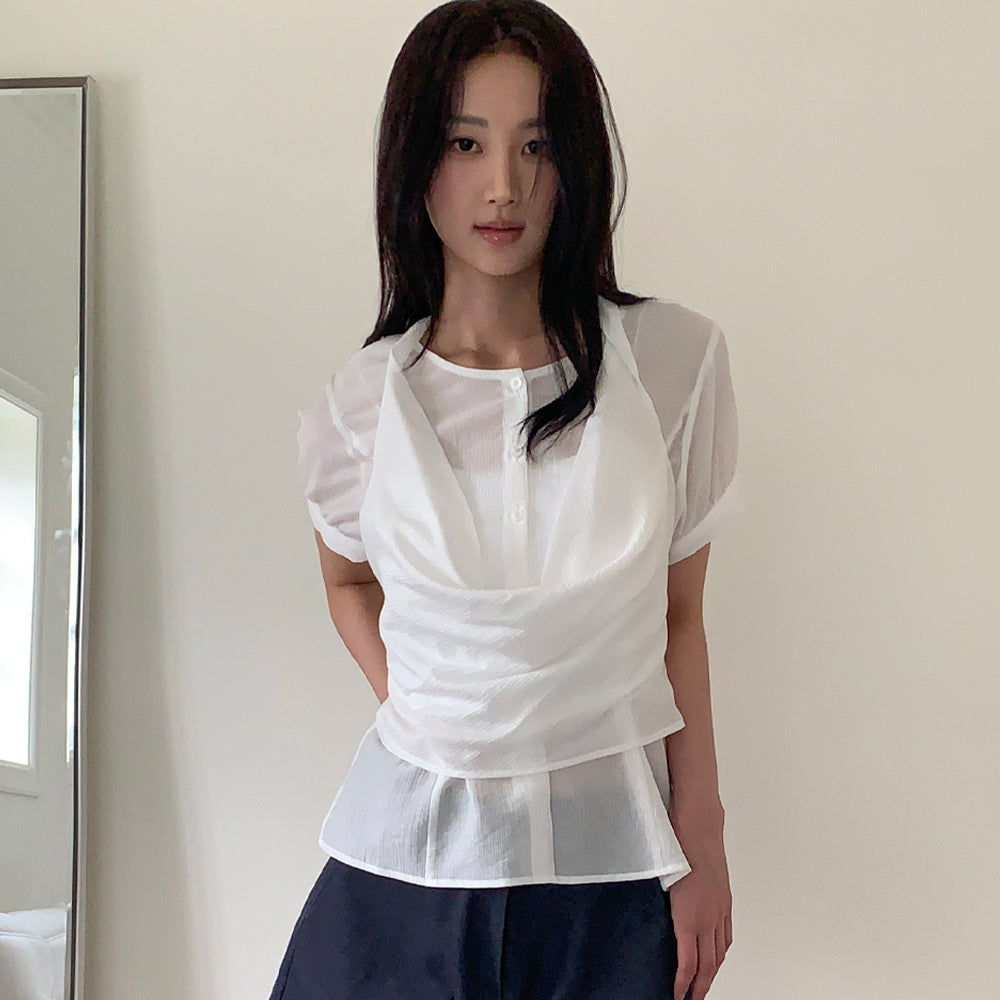 LILISU Leto Blouse / White