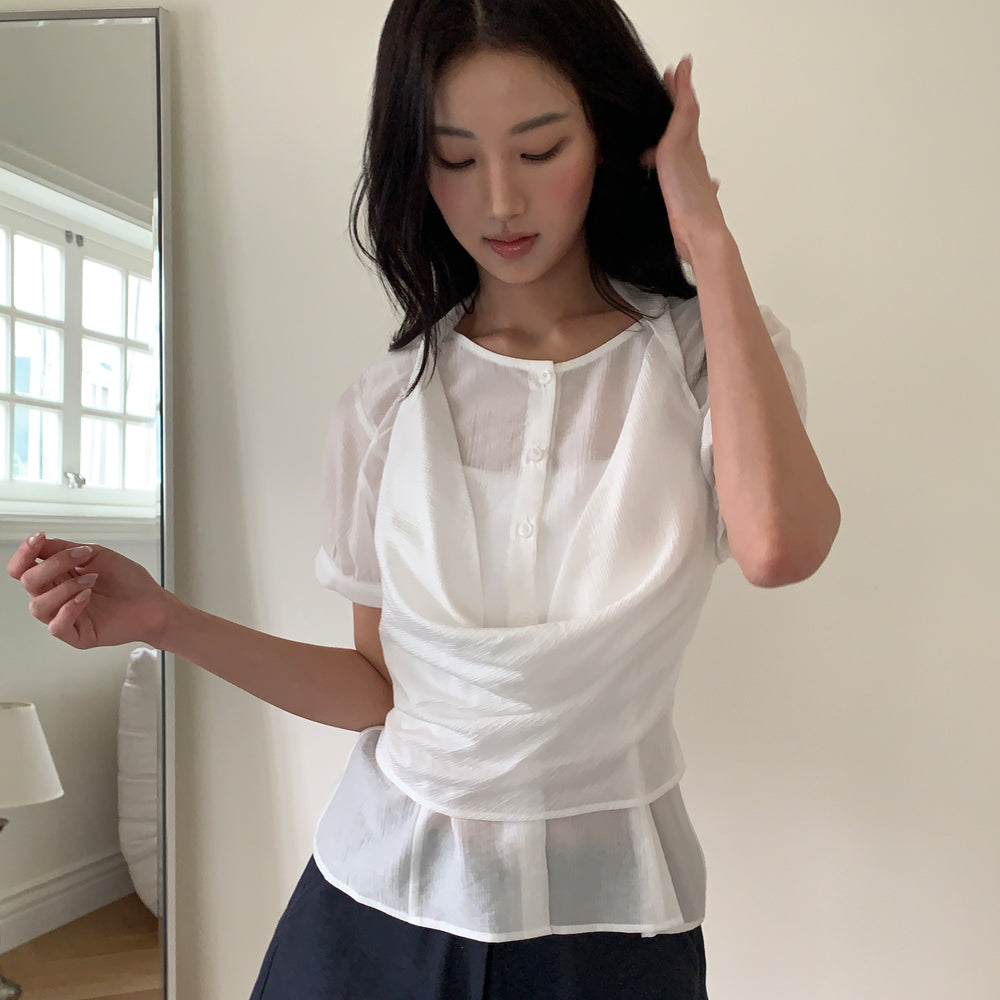 LILISU Leto Blouse / White