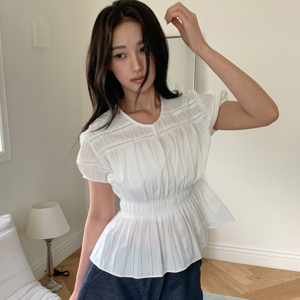 LILISU Nouel Blouse / White
