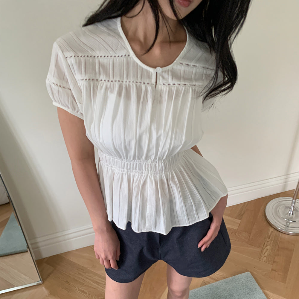 LILISU Nouel Blouse / White