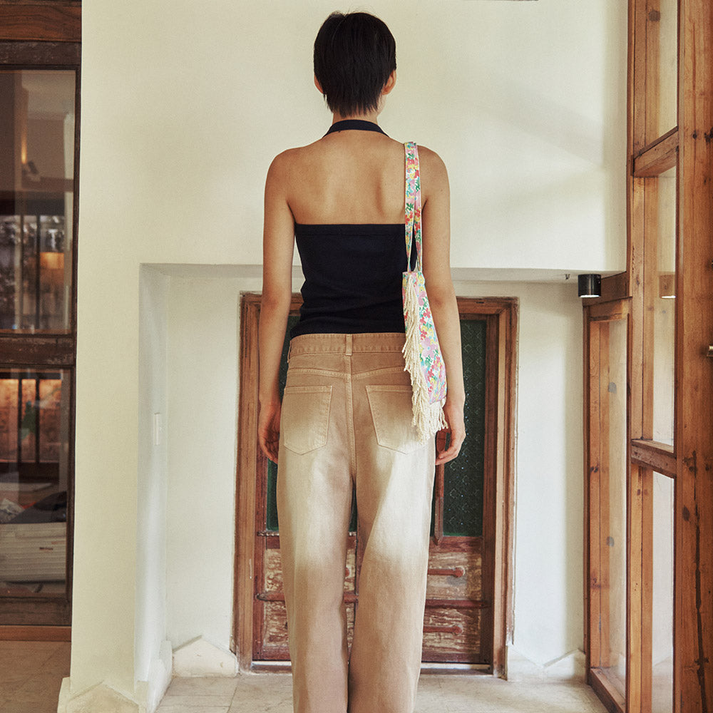 CENTAUR.KR DORRIS HALTERNECK SLEEVELESS_NAVY