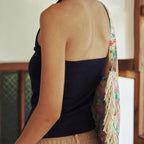 CENTAUR.KR DORRIS HALTERNECK SLEEVELESS_NAVY