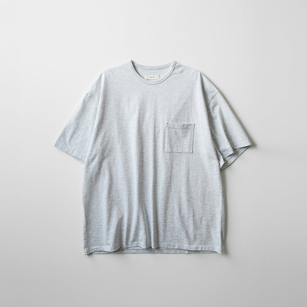 Ourselves Washed Cotton Short Sleeve -Melange