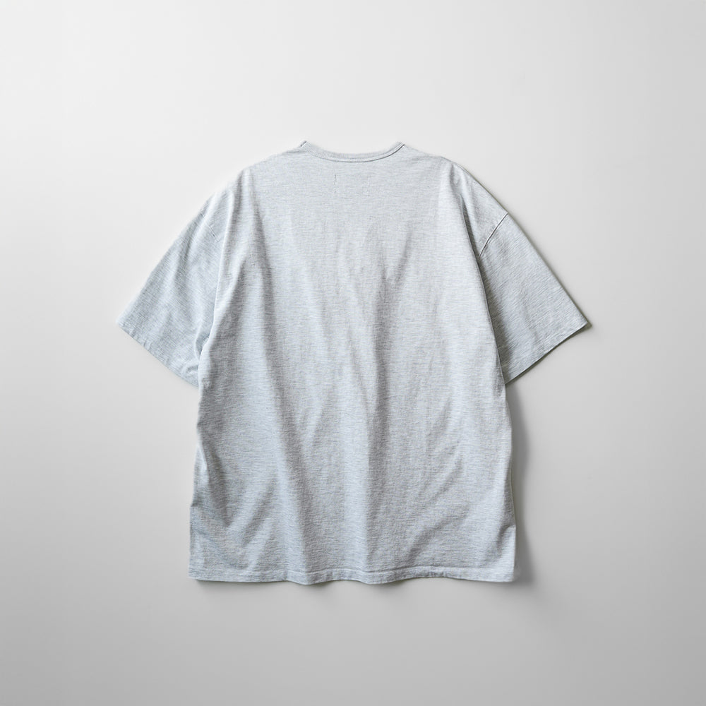 Ourselves Washed Cotton Short Sleeve -Melange