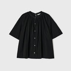 NCSSRY Cotton Back-Tie Blouse (Black)