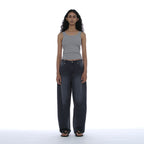PARTIMENTO WOMEN RUCHED SLEEVELESS_MELANGE