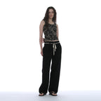 PARTIMENTO WOMEN RUCHED SLEEVELESS_CAMOUFLAGE