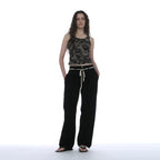 PARTIMENTO WOMEN RUCHED SLEEVELESS_CAMOUFLAGE