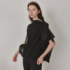 VOEF VEILA ASYMMETRIC TOP (BLACK)