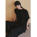 VOEF VEILA ASYMMETRIC TOP (BLACK)