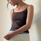 HOMEBODYTHINGS Layered Studded Sleeveless (BROWN - BLUE)