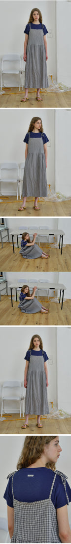 BRENDA BRENDEN SEOUL baker half tee - blue