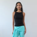 PISCESS Reversible sleeveless top_black