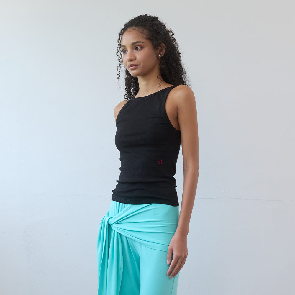 PISCESS Reversible sleeveless top_black
