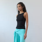PISCESS Reversible sleeveless top_black
