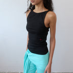 PISCESS Reversible sleeveless top_black