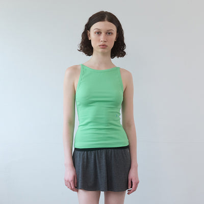 Reversible sleeveless top_Apple Green